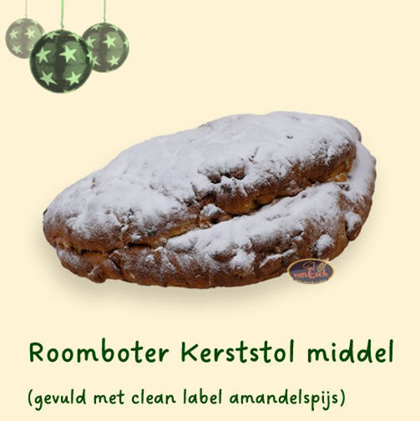 Afbeelding van roomboter kerststol,  middel