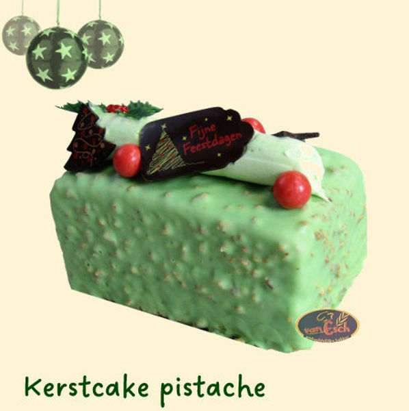 Afbeelding van kerstcake pistache