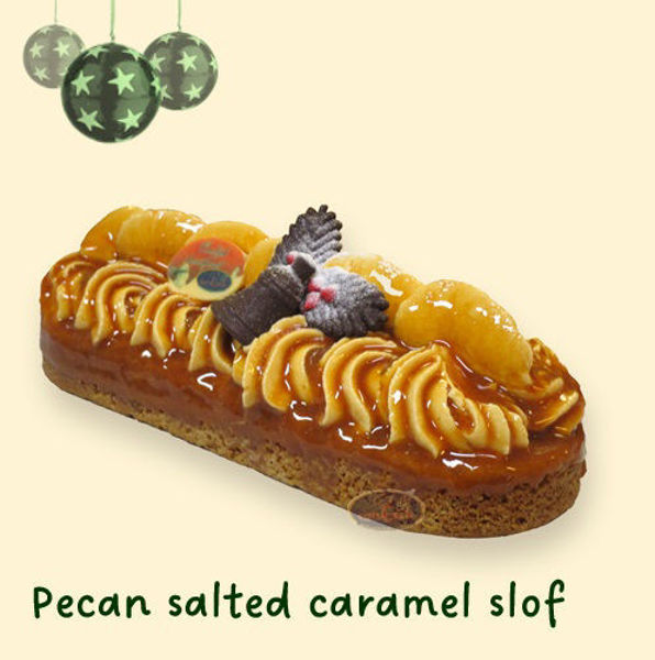 Afbeelding van pecan salted caramel slof