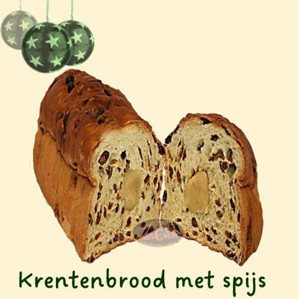 Afbeelding van krentenbrood met spijs