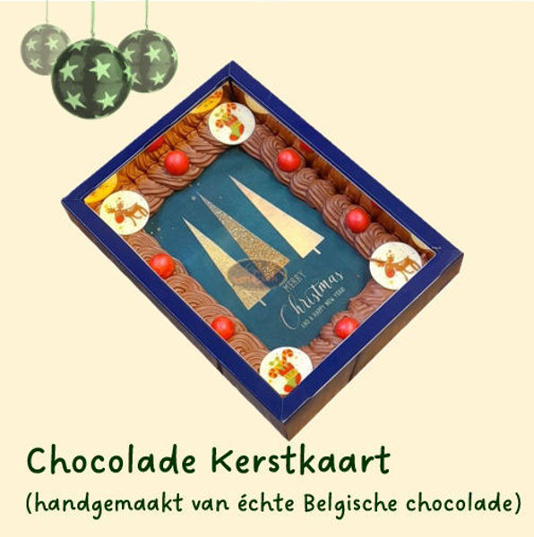 Afbeelding van Chocolade Kerstkaart