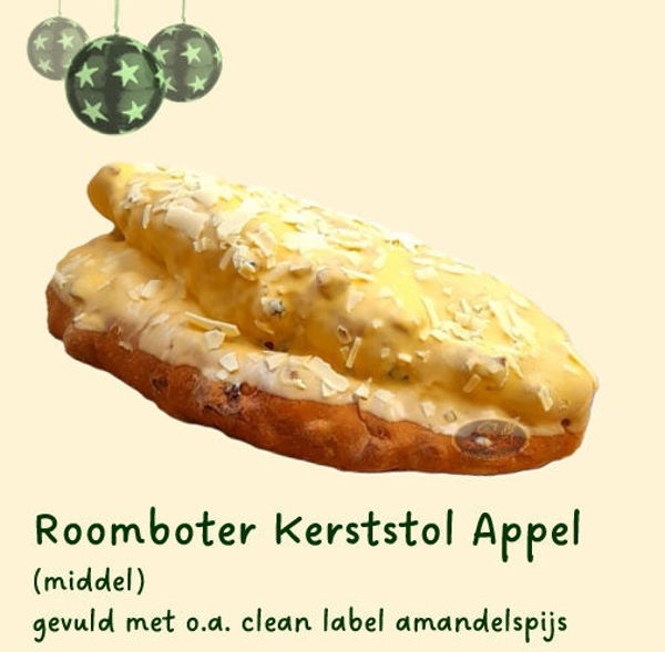 Afbeelding van Kerststol Appel middel