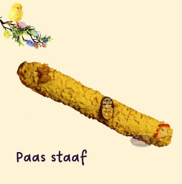 Afbeelding van luxe Paasstaaf met amandelspijs