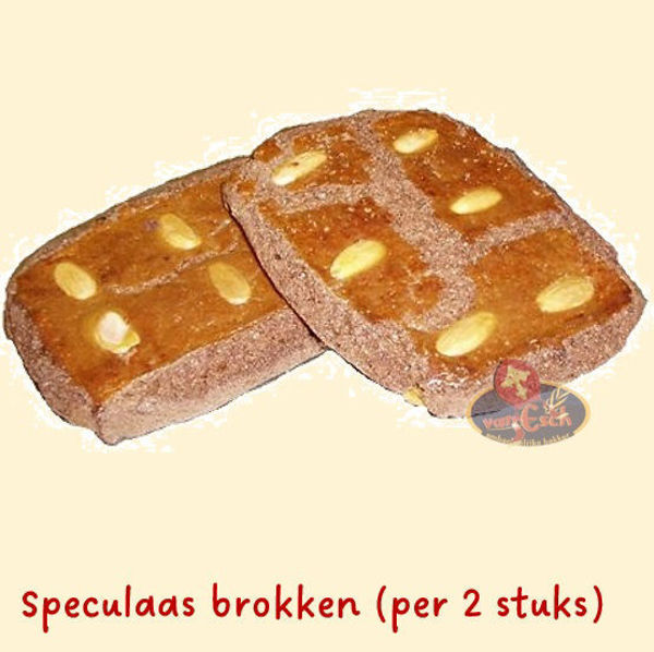 Afbeelding van speculaasbrokken, pak à 2 stuks