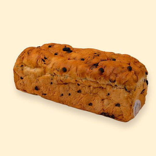 Afbeelding van rozijnenbrood extra gevuld