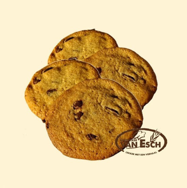 Afbeelding van bio chocolate chip cookies (pakje 4 stuks)