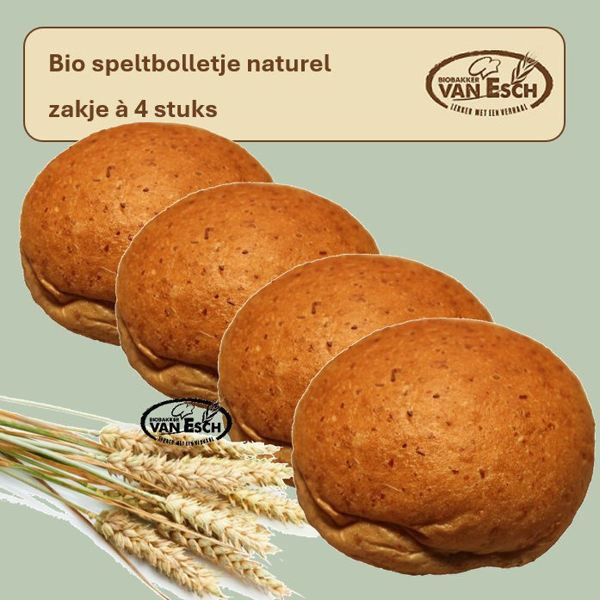 Afbeelding van bio spelt bolletjes per 4 stuks